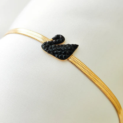 Golden Swan Bracelet