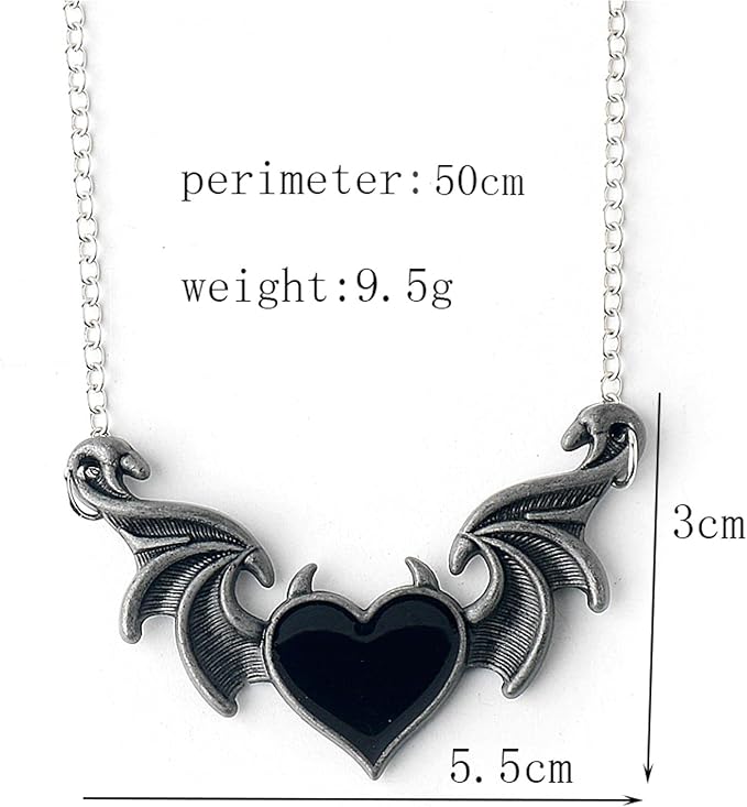 Gothic Devil Wings Pendant