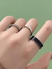 3pcs Minimalist Rings