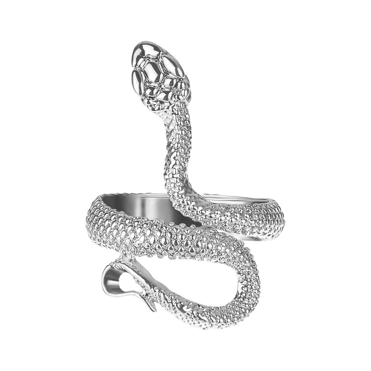 Gothic Style Snake Shaped Ring