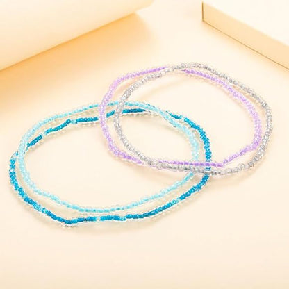 4Pcs Luminous Beads Anklets Set