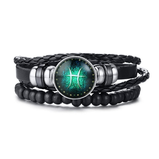 Twelve Zodiac Multi-Layer Bracelet