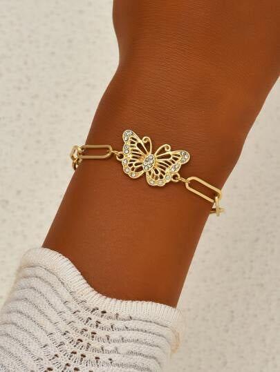 Butterfly Hinged Bangle