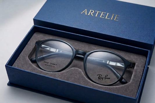 Ray - Ban TR90 - Sport Optical Frames – Matte Black Round Glasses 8014 - My Store