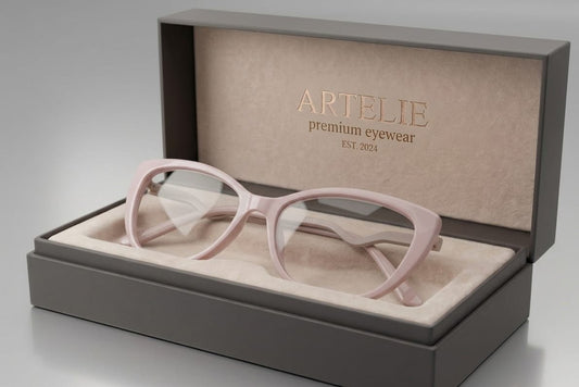 Artelie Cat - Eye Optical Frames – Blush Pink Acetate Glasses - My Store