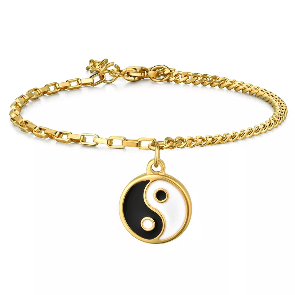 Yin Yang Anklet